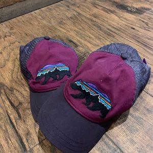 patagonia purple bear hat